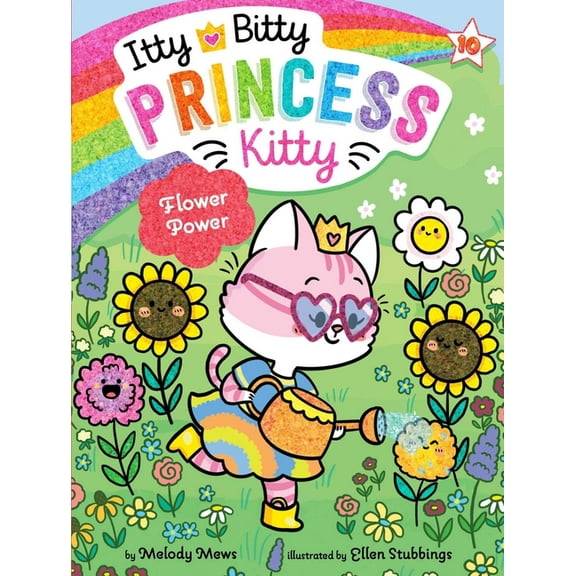 Itty Bitty Princess Kitty Flower Power, Book 10, (Paperback)