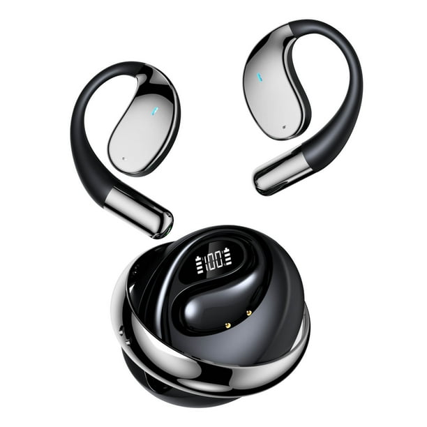 Pisexur - Auriculares electrónicos para hombres con traductor de idiomas, compatibles con 115 idiomas, cancelación de ruido ANC, Bluetooth 5.4, carcasa de pantalla inteligente, electrónica para niños