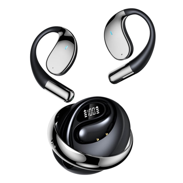 Pisexur - Auriculares electrónicos para hombres con traductor de idiomas, compatibles con 115 idiomas, cancelación de ruido ANC, Bluetooth 5.4, carcasa de pantalla inteligente, electrónica para niños