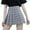 Grey, variant on Womens High‑Waisted Pleated Mini Skort Built‑in Lining Casual Tennis Cheerleader Skirt for Daily Sports Wear Wine,XS