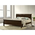 thumbnail image 2 of Louis Philippe Eastern King Panel Sleigh Bed Cappuccino, 2 of 6