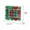 Green/Red, variant on Christmas Tree,Christmas Balls,Plastic Material,Festival Handmade Decoration ,Holiday Decor for Christmas Tree Thanksgiving Party Decoration,116pcs,Green,Red
