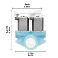 thumbnail image 2 of CSYANXING Valve d'Entrée d'Eau W11036930, pour Maytag Amana, KitchenAid, Roder, etc. Facile à Remplacer, Répare les Problèmes de Remplissage, 2 of 2
