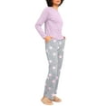 thumbnail image 2 of MINTREUS Womens Pajama Sets Soft Long Sleeve Sleepwear Ladies Loungewear Two Piece Pjs with Pockets, 2 of 7