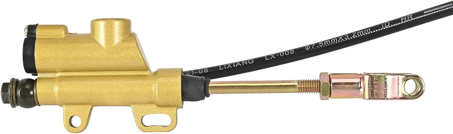 Trkimal Rear Foot Disc Brake Master Cylinder Assembly for Chinese ATV Apollo Atomik Ssr Pit Dirt Bike Buggies Go kart 50cc 70cc 90cc 110cc 125cc (A Rear Master Cylinder)