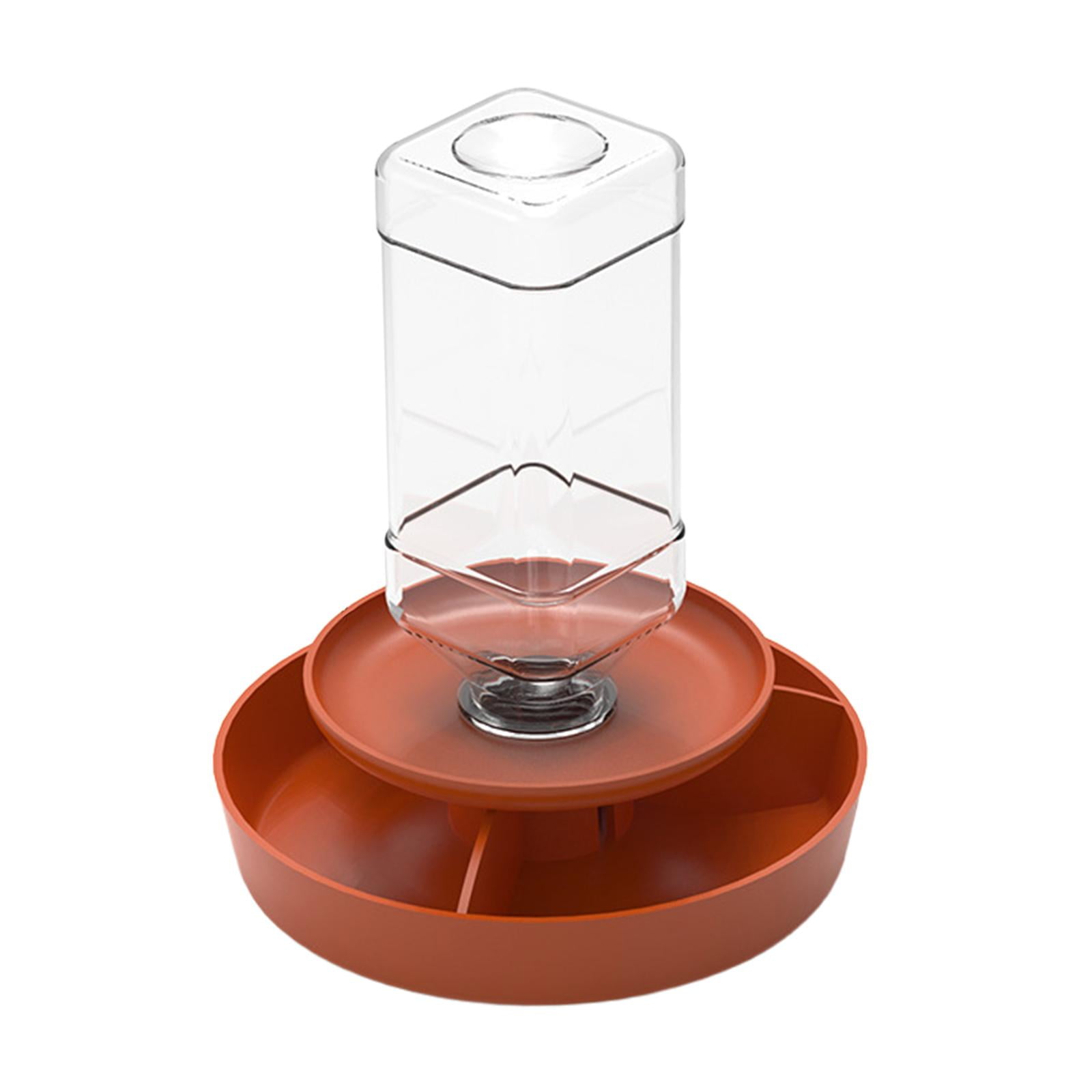 Bothyi Reptile Feeder Amphibians Habitat Accessories Sturdy Habitat Decor Easy to Clean Orange L