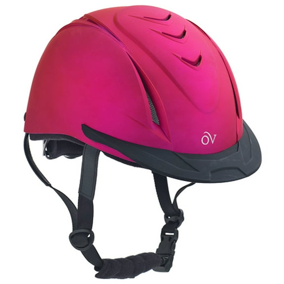 Medium Large Ovation Metallic Schooler Lightweight Helmet Fuchsia