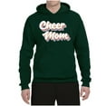thumbnail image 2 of Wild Bobby Retro Cheer Mom Girl Sports Unisex Graphic Hoodie Sweatshirt, Forest Green, 3X-Large, 2 of 5