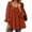 Orange, variant on ZZwxWA Womens Neck 3/4 Length Sleeve Tops 2025 Casual Tie Front Ruffle Tiered Loose Tunic Shirts Blouses Fall Outfits