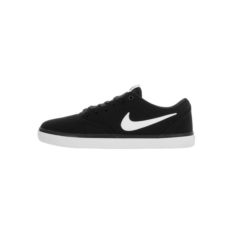 Nike Men's Nike Canvas Skateboarding Shoe Black/White 8.5 Walmart.com