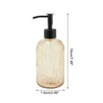 thumbnail image 4 of Unique Bargains 1 Pc Elegant Soap Pump Dispenser for Bathroom 13.52oz Orange Black, 4 of 6
