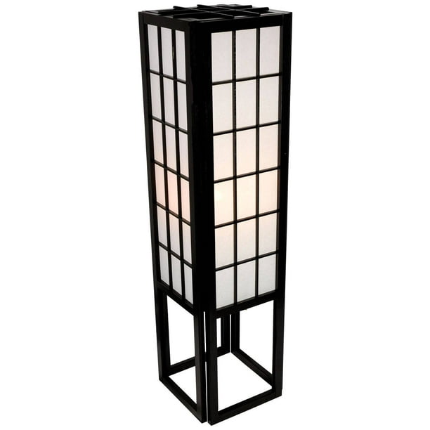 Window Pane Shoji Lamp, Asian Rice Paper Floor Lamps