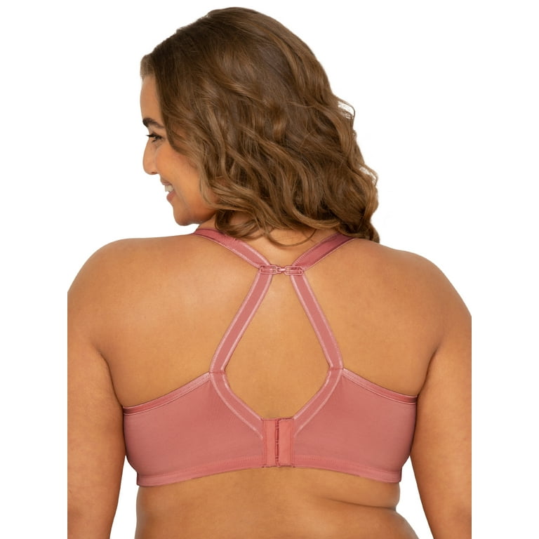 Fit For Me by Fruit of the Loom Womens Plus Size Beyond Soft Cotton  Wireless Bra