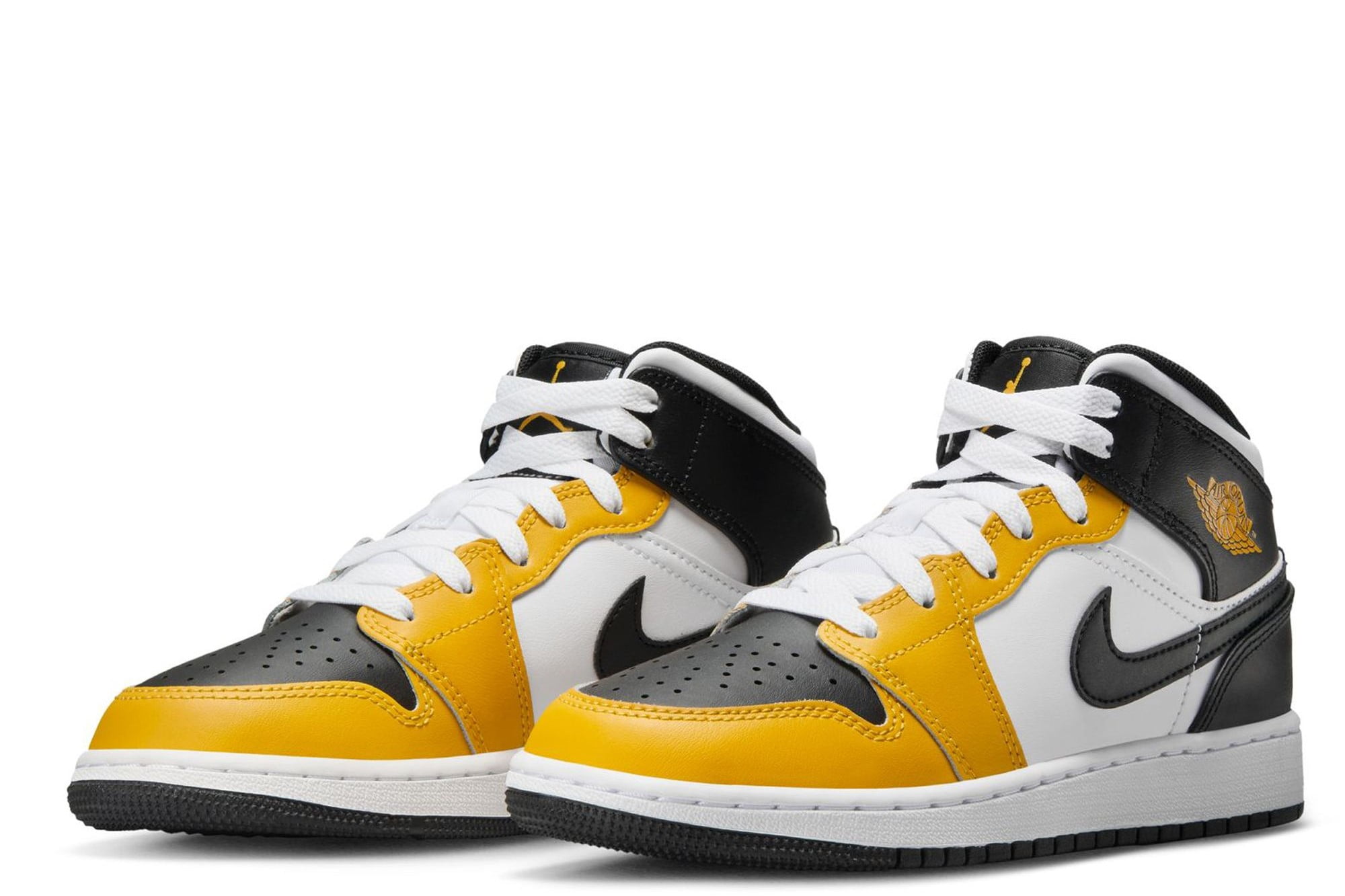 jordan aj 1 mid yellow