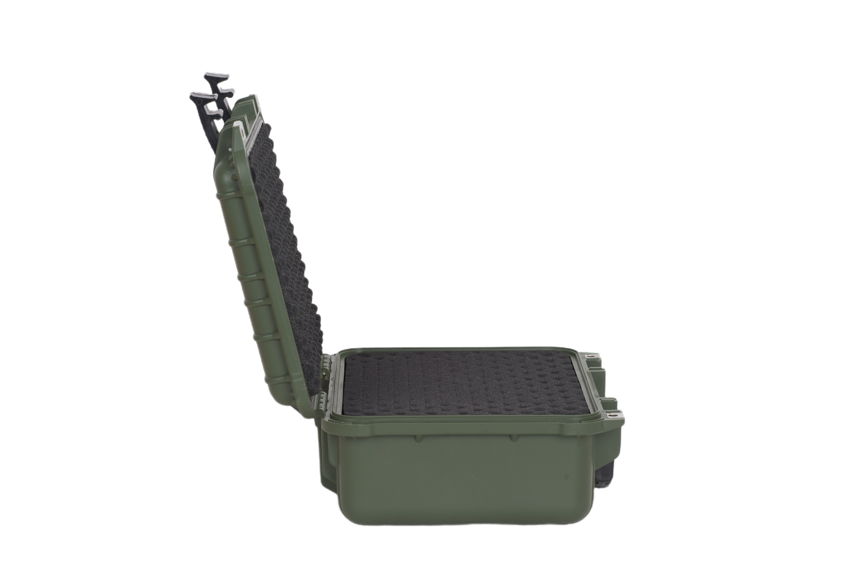 MEIJIA Portable All Weather IP67 Waterproof Hard Case with Foam,Green,13.35 x11.63x5.98inches