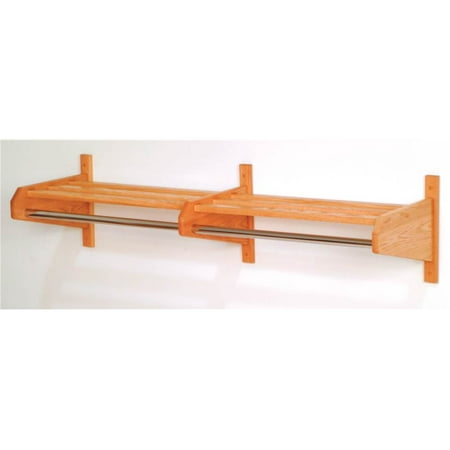 - Wooden Wall Shelf (49.75 in. W x 15.5 in. D x 11.5 in. H (16 lbs.))