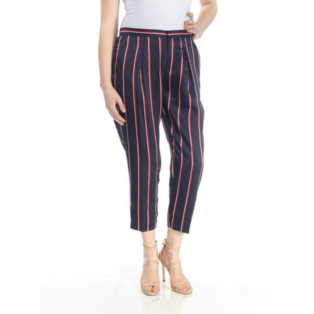 striped cropped pants