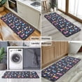 thumbnail image 6 of Dark Blue Little Princess Pattern Kitchen Rug Mat,Kitchen Runner Rugs Non Skid Washable,Decorative Kitchen Floor Mats for Kitchen,Sink,Laundry,17"x47.2", 6 of 7