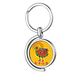 thumbnail image 1 of La primavera feliz año nuevo Rotating keychain Metal Keyring Holder, 1 of 2