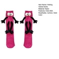 thumbnail image 7 of Iaukyu 1 Pair Holding Hands Socks with 3D Doll Super Soft Sweat Absorption Breathable Funny Couple Magnetic Mid-tube Socks, 7 of 7