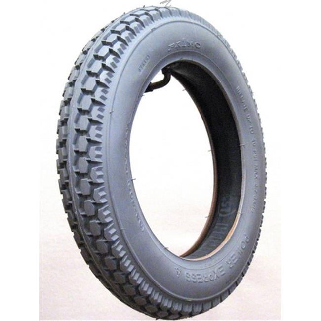 New Solutions T027P 12.5 x 2.25 in. Knobby Grey Rubber Tire for