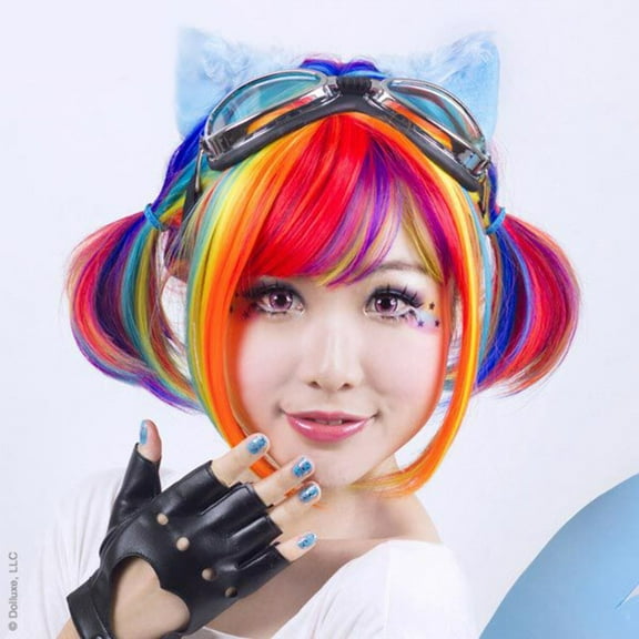 Rainbow Rock Wig by Rockstar