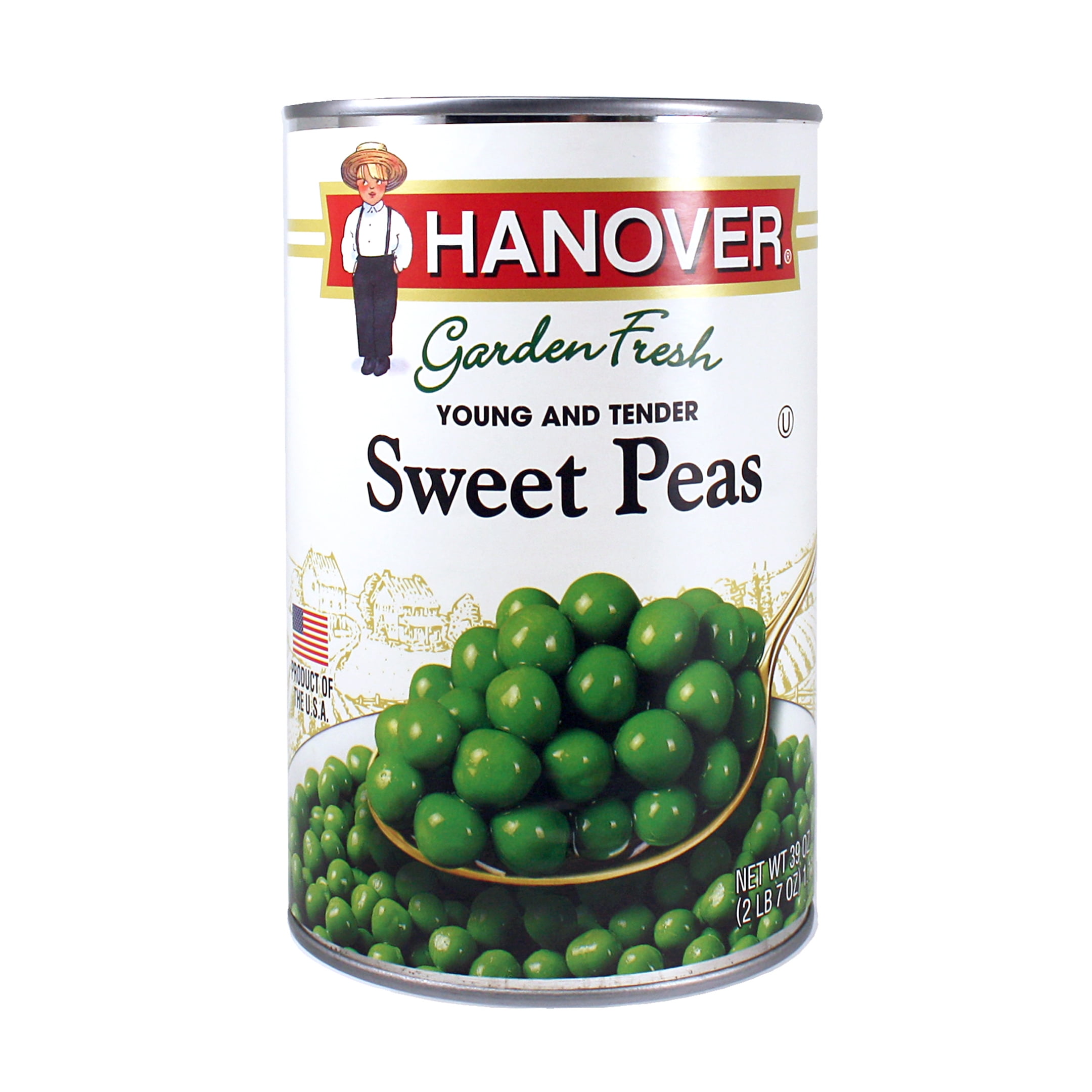 Hanover Garden Fresh Peas, 39 oz Can