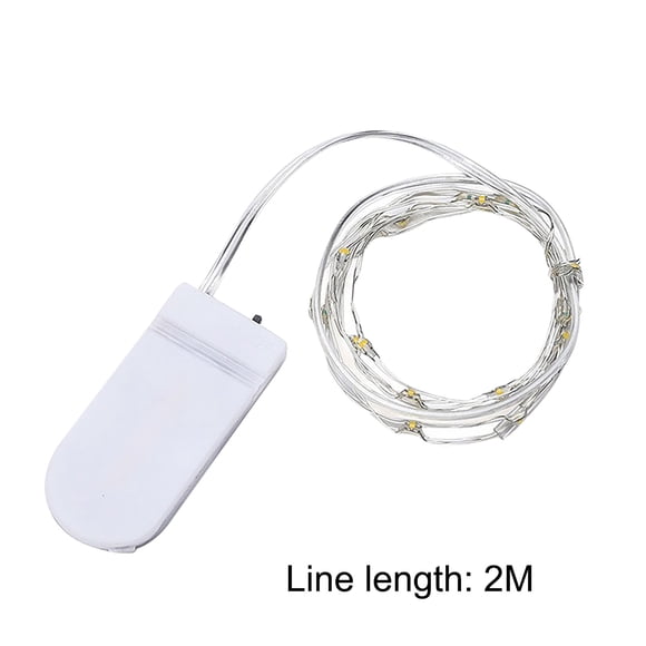 DPTALR Button Copper Wire Lamp Mini Flowers Christmas Decoration Lantern Gift Light String
