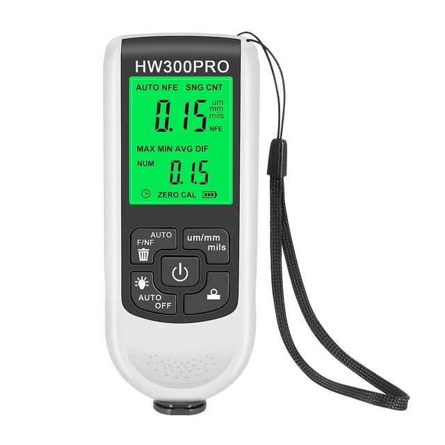 Car Paint Thickness Meter Coating Thickness Tester Thickness Gauge For Cars 0.1micron/0-2000um Mini Portable Gauge ,Automatic Calibration