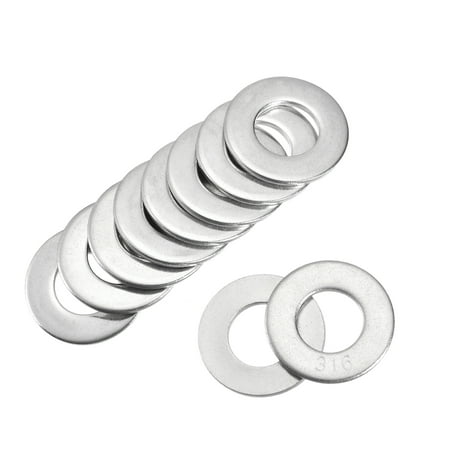 

Uxcell 1/2 316 Stainless Steel Flat Washer for Screw Bolt 50 Pack