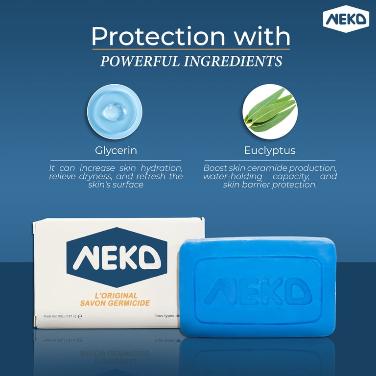 NEKO Original Germicidal Hand Sanitizer Bars, Aloe Vera, Glycerin
