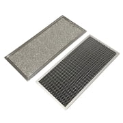 Microwave Grease & Charcoal Filter Set Compatible With Whirlpool Model Numbers YGH8155XMB2, YGH8155XMQ0, YGH8155XMQ1