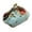 Blue, variant on Kcolen Elegant Floral Hasp Clutch Purse for Women Compact Style Ladies Wallet Bag