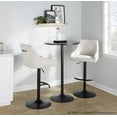 thumbnail image 2 of LumiSource Hannah Adjustable Barstool - Set of 2, 2 of 6