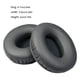 thumbnail image 3 of Injueey Almohadillas para los oídos Cojín Protección auditiva transpirable Auriculares Reemplazo de piezas de reparación de malla fina para Type3 NO3, 3 of 6
