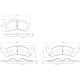 thumbnail image 2 of BALATAS CERAMICAS ACHIEVA 1993 al 1995 OLDSMOBILE 2.3L L4 Delanteras BREMBO ., 2 of 5