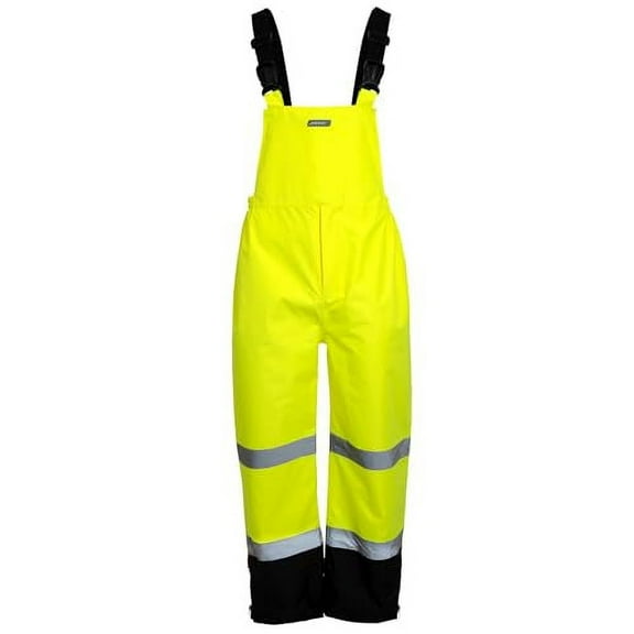 JORESTECH High Visibility Waterproof Safety Overall Pants: Reflective Stripes, ANSI Compliance, and Adjustable Bottoms