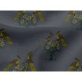 thumbnail image 4 of oneOone Viscose Jersey Fabric Bird & Tree Block Decor Fabric Printed BTY 60 Inch Wide, 4 of 5