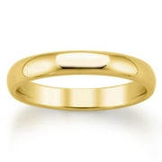 14kt Yellow Gold Classic Wedding Band, 3 mm