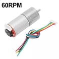 thumbnail image 1 of BTOER Moteur de Codeur GA25370 DC12V avec Engrenages Métalliques pour Robotique et Appareils Intelligents, 1 of 5