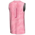 thumbnail image 3 of Youth GameDay Greats #1 Pink Delaware Fightin' Blue Hens Lightweight Basketball Fashion Jersey, 3 of 4