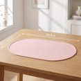 thumbnail image 7 of Unique Bargains 6 Pack Silicone Placemats for Kitchen Dining Table Decor Pink 21"x11", 7 of 7