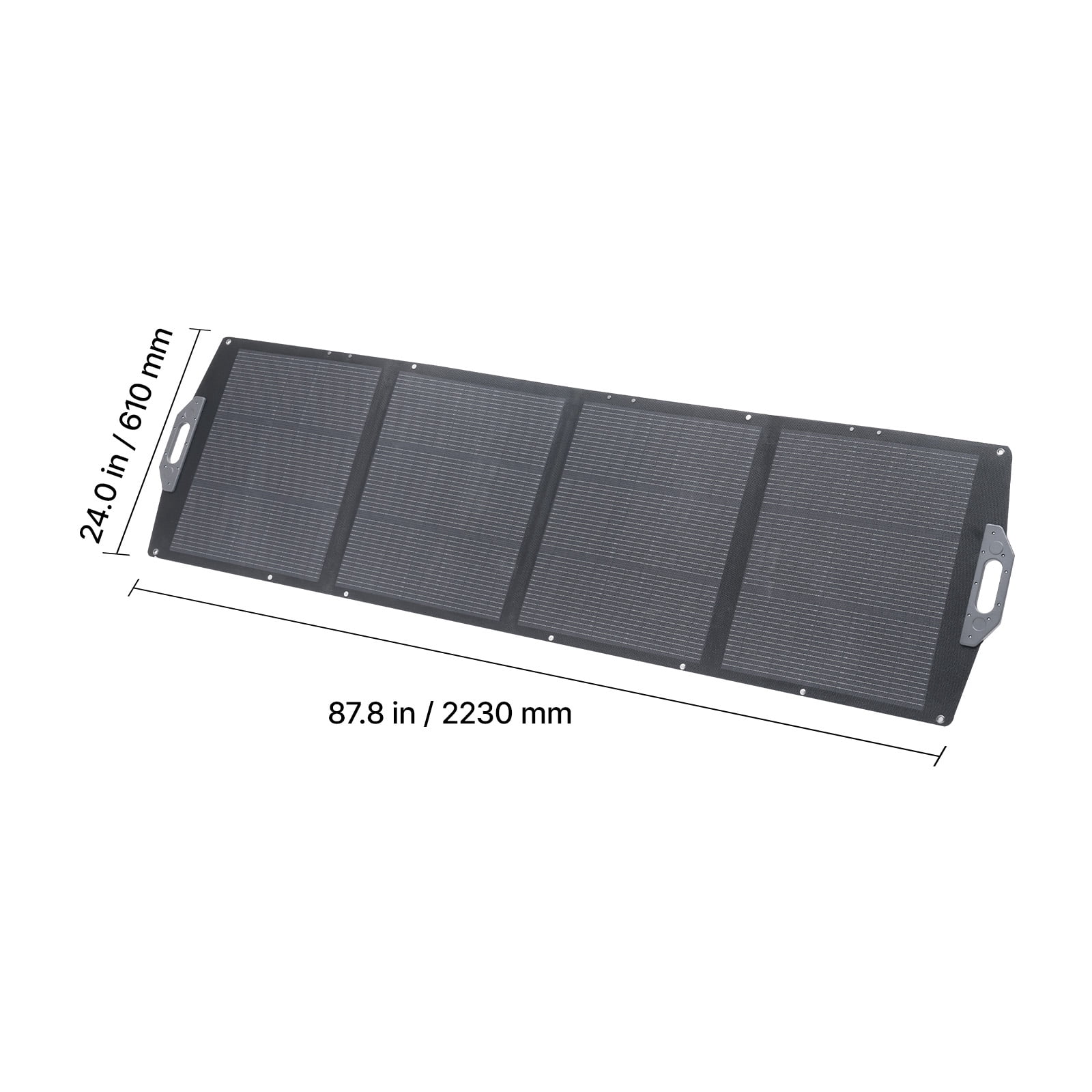 VEVOR 200W Foldable Solar Panel, 24% High-Efficiency Portable Monocrystalline Solar Panel Charger with MC4 Output, USB-A, Type-C & DC Ports, IP67 Waterproof for Power Stations, Camping, Hiking Trips