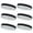 Black, variant on Couver 2 Color White Sport Head Sweatband Terry Cloth Headband - 6PCS Bulk Set ( Red)