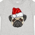 thumbnail image 4 of Inktastic Christmas Pug Dog Santa Boys or Girls Baby T-Shirt, 4 of 5
