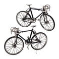 thumbnail image 3 of Modelo De Bicicleta, Textura Cómoda Modelo De Bicicleta DIY Decorativo Color Negro Plateado Para Niño Para Estanterías Para Regalos De Cumpleaños Para Niños Para Mesas, 3 of 7