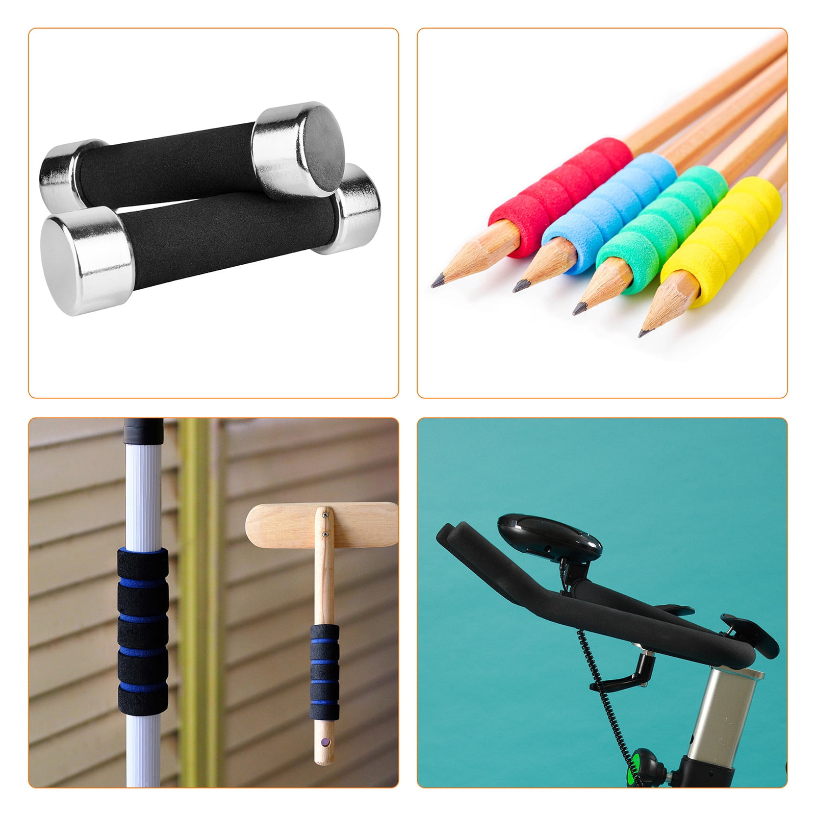 Pack combo guidon moto 28mm et poignée Most or, bleu, rouge, noir pour