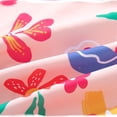 thumbnail image 6 of WREESH Girls One Piece Swimsuit Swimdress Children's Training Swimsuit Summer Princess Skirt Sunflower Sleeveless Bathing Suits 4-12 Years Pink, 6 of 8