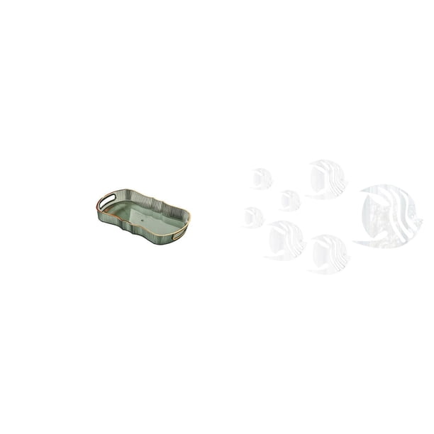 Bandeja de almacenamiento,Bandeja rectangular para servir,ideal para frutas y postres.,Adhesivo de pared,Vinilos decorativos de peces para pared,dormitorio,sala de estar u oficina,Adhesivos de