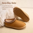 thumbnail image 4 of Pantuflas DREAM PAIRS para Niños Grandes Talla 6 Marrón Peludo para Interior y Exterior, 4 of 6